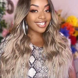 100% human hair 22” long NEW same day shipping !!